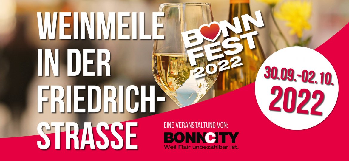 Bonn Fest, Weinmeile Friedrichstraße Bonn, Wein Cabinet Briem