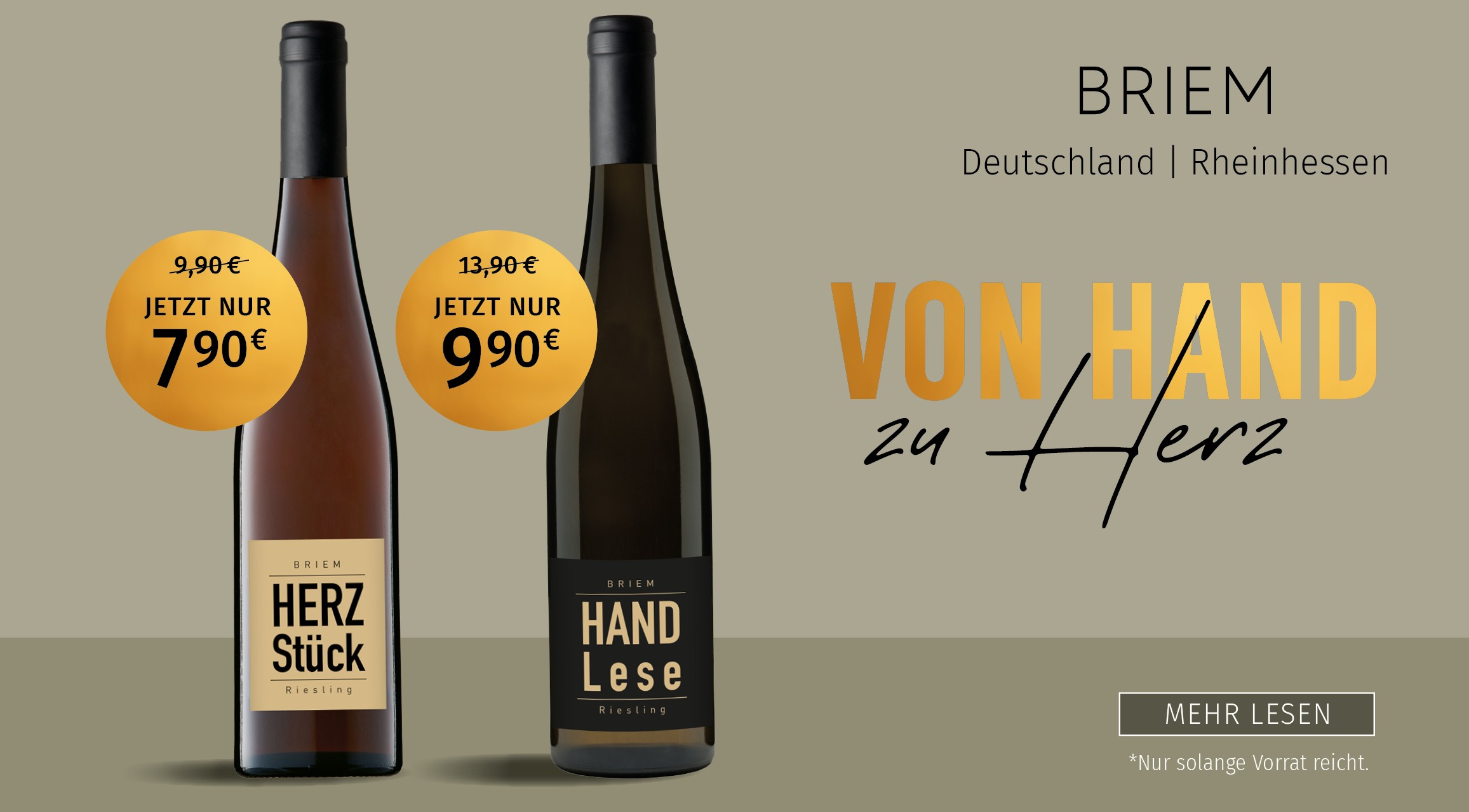 Herzstück, Handlese, Wein Cabinet Briem, Bad Godesberg,